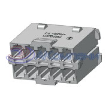 КДПА.732313.001 Колодка переключателей ПКЛ 10-контактная гнездовая 2,8мм, (под контакт AMP 929939)