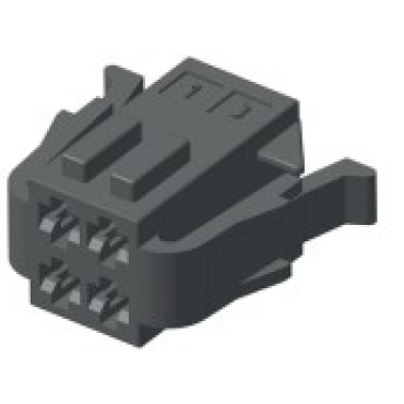 Ф57.830.097 Колодка 4 конт. технамид черный