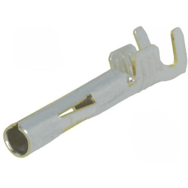 02-08-1001 Контакт гнездовой, "мама", луженый, 0,5-2,5мм2, 20AWG-14AWG, MLX, обжим