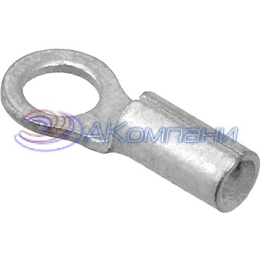 Наконечник кольцевой неизолированный, обжим 18AWG #6 5.72мм серия Krimptite MOLEX 19044-0068