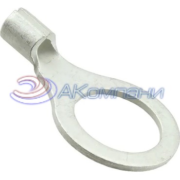 Наконечник кольцевой неизолированный, обжим 14-16AWG #10 19.9мм MOLEX 19044-0164