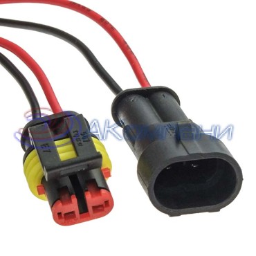 Разъём, 7021-1.5-11/21 (18AWG 200 мм), 12/ 24 (DC) В 7021-1.5-11/21 (18AWG 200mm) RUICHI