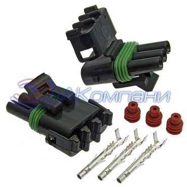 Разъём автомобильный DJ3031-2.5-21/DJ222-2.5 RUICHI