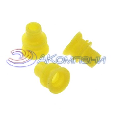 Уплотнитель разъёма, 2.5х6 мм, желтый WIRE SEAL 2.5*6mm yellow RUICHI