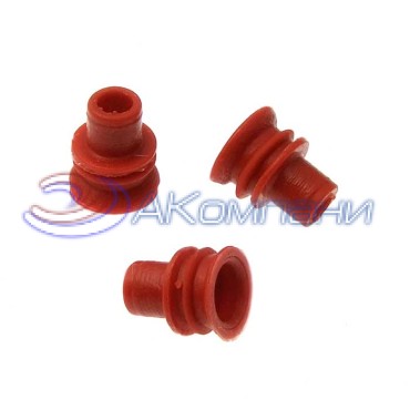 Уплотнитель разъёма WIRE SEAL 2.5*6mm red RUICHI