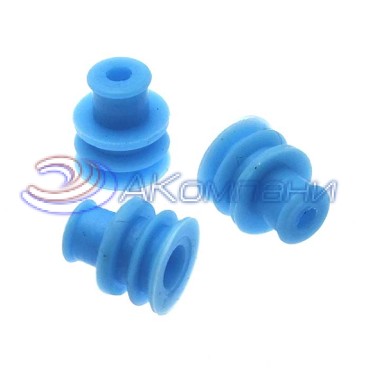 Уплотнитель разъёма, WIRE SEAL 1.5*6 мм синий, 12/ 24 (DC) В WIRE SEAL 1.5*6mm blue RUICHI
