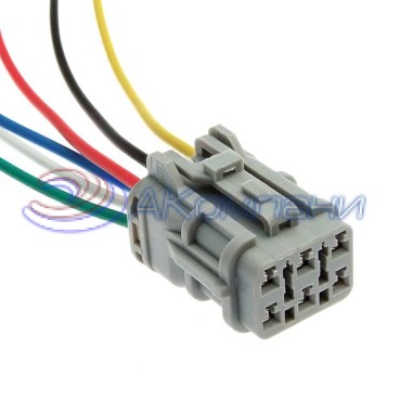 Разъём, DJ7061-1.8-21 (18AWG 200 мм), 12/ 24 (DC) В DJ7061-1.8-21 (18AWG 200mm) RUICHI