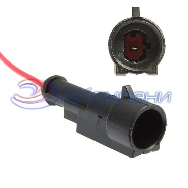 Разъём, DJ7011-1.5-11 (18AWG 200 мм), 12/ 24 (DC) В DJ7011-1.5-11 (18AWG 200mm) RUICHI