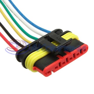 Разъём, DJ7061-1.5-21 (18AWG 200 мм), 12/ 24 (DC) В DJ7061-1.5-21 (18AWG 200mm) RUICHI