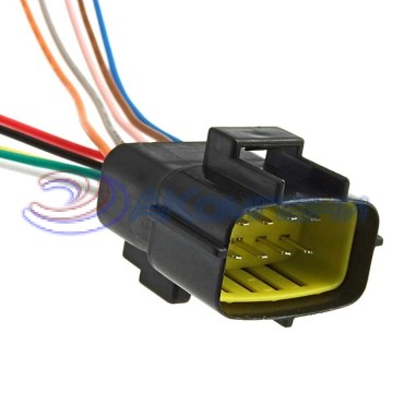 Разъём, DJ7106-2-11 (20AWG 200 мм), 12/ 24 (DC) В DJ7106-2-11 (20AWG 200mm) RUICHI