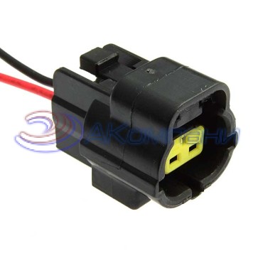 Разъём, DJ70214Y-2-21 (20AWG 200 мм), 12/ 24 (DC) В DJ70214Y-2-21 (20AWG 200mm) RUICHI