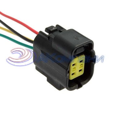 Разъём, DJ70414Y-2-21 (20AWG 200 мм), 12/ 24 (DC) В DJ70414Y-2-21 (20AWG 200mm) RUICHI