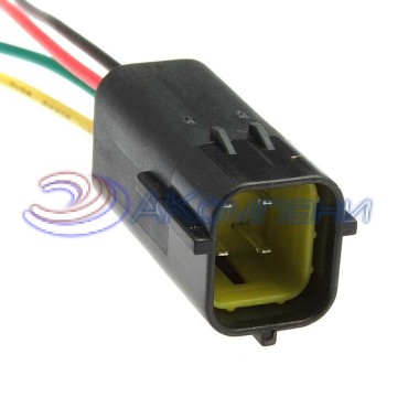 Разъём, DJ70414Y-2-11 (20AWG 200 мм), 12/ 24 (DC) В DJ70414Y-2-11 (20AWG 200mm) RUICHI