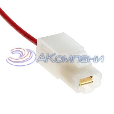 Разъём, DJ7011-6.3-21 (18AWG 300 мм), 12/ 24 (DC) В DJ7011-6.3-21 (18AWG 300mm) RUICHI