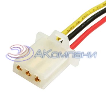 Разъём, DJ7031A-2.8-21 (18AWG 300 мм), 12/ 24 (DC) В DJ7031A-2.8-21 (18AWG 300mm) RUICHI