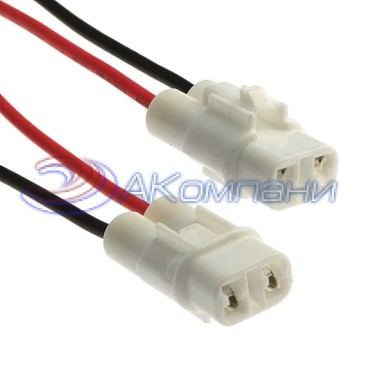Разъём, DJ7021-2-21 (18AWG 300 мм), 12/ 24 (DC) В DJ7021-2-21 (18AWG 300mm) RUICHI