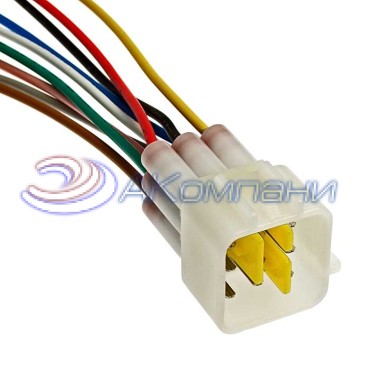 Разъём, DJ7091Y-2.3-11 (18AWG 300 мм), 12/ 24 (DC) В DJ7091Y-2.3-11 (18AWG 300mm) RUICHI