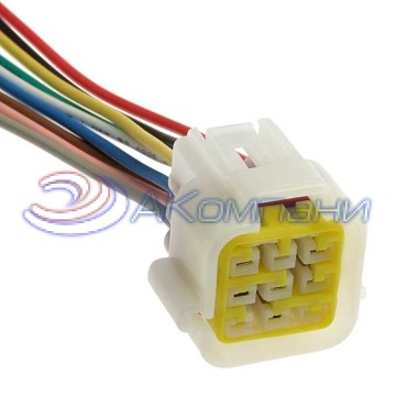 Разъём, DJ7091Y-2.3-21 (18AWG 300 мм), 12/ 24 (DC) В DJ7091Y-2.3-21 (18AWG 300mm) RUICHI