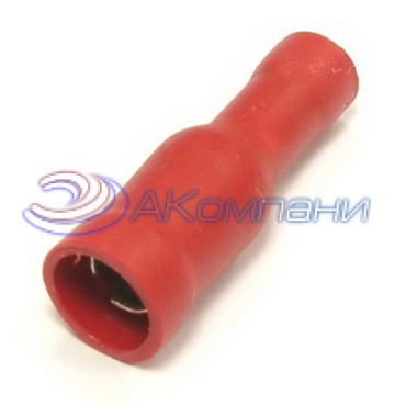 Клемма тип B изолированная RUICHI FRD1.25-156, красная