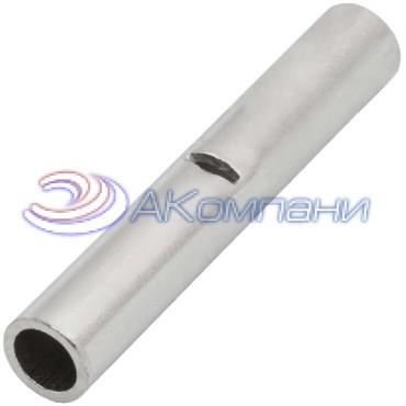 Гильза соединительная неизолированная RUICHI GT-1.5, 19 А, 22-16 AWG, 0,7-1,5 мм2, медь  луженая
