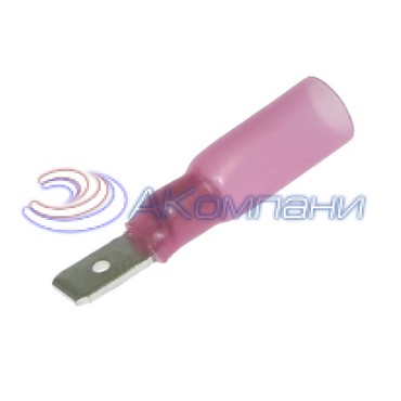 Клемма ножевая изолированная RUICHI MDD1.25-187(8) HST, красная