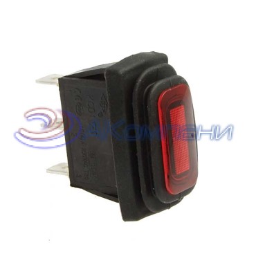 Клавишный переключатель RUICHI SB068, IP65, ON-OFF-ON, 10.5x28.5 мм