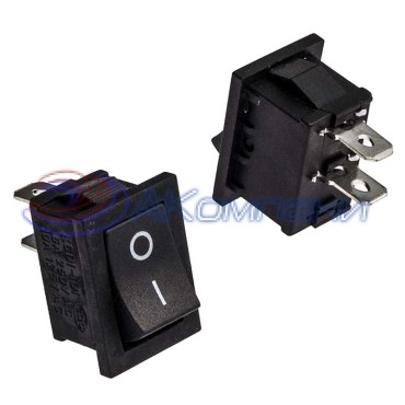 Клавишный переключатель RUICHI KCD1-101-C3-B/2P, ON-OFF