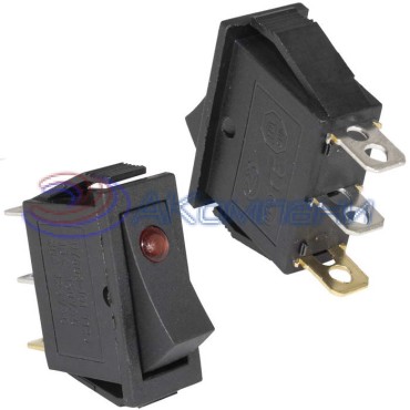 Клавишный переключатель RUICHI KCD3-101EN-B/3P, ON-OFF