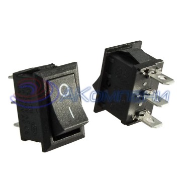 Клавишный переключатель RUICHI KCD1-102-C3-B/3P, ON-ON