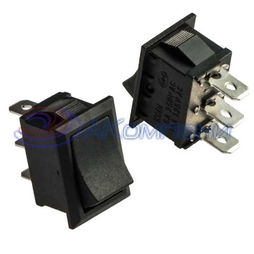 Клавишный переключатель RUICHI KCD1-102-C1-B/3P, ON-ON
