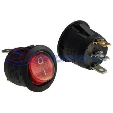 Клавишный переключатель RUICHI KCD1-101N-5-C3-R/3P, ON-OFF