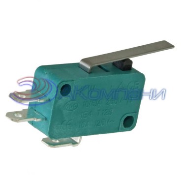 Микропереключатель с планкой RUICHI MSW-02B, ON-(ON) SPST, 5 А, 250 В