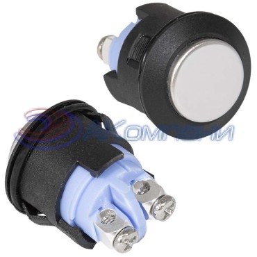 Кнопка антивандальная RUICHI GQ16H-10/PC, OFF-(ON), рабочая температура -25…+55 °C, корпус PBT+PC UV