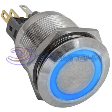 Кнопка антивандальная RUICHI GQ22-11ZE/B/N on-off+off-on