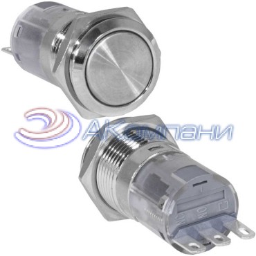 Кнопка антивандальная RUICHI LAS2GQF-11/N on-(on)