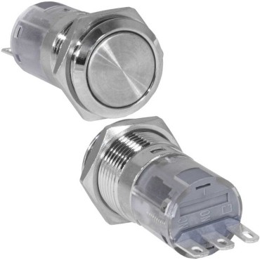 Кнопка антивандальная RUICHI LAS2GQF-11/N on-(on)