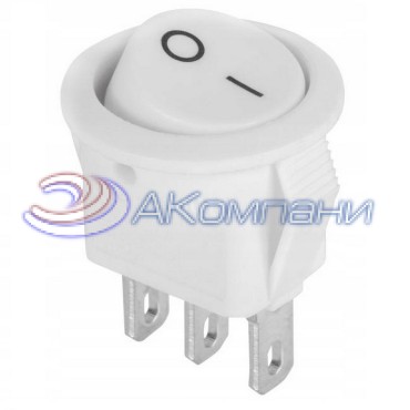 Клавишный переключатель RUICHI KCD1-101N-2-C3-W/3P, ON-OFF