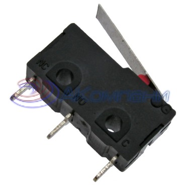 Микропереключатель с рычагом RUICHI SM5-02N-25G, ON-(ON) SPDT 3P, 3 А, 250 В