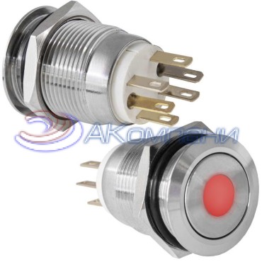 Кнопка антивандальная RUICHI LAS1GQ-11D/R/N on-(off)+off-(on)