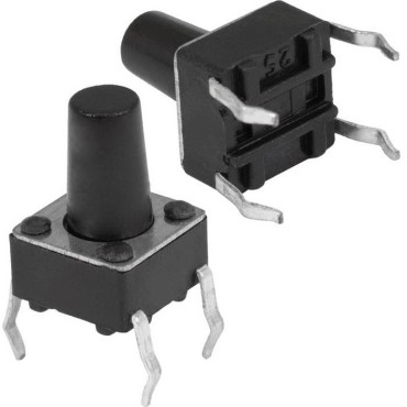 Тактовая кнопка RUICHI KAN0611-0901B 6x6x12