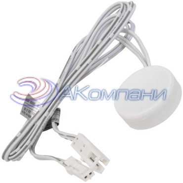 Сенсорный выключатель кнопка RUICHI SL-SL-9030W 29 мм 9,5 мм глубина, с кабелем 100/50 мм, пластиковый, чёрный