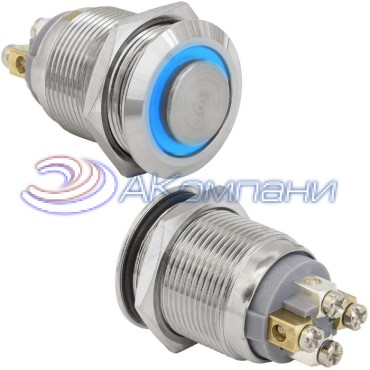 Кнопка антивандальная RUICHI GQ19PH-10ZE/B/N off-(on)