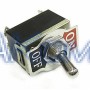 Тумблер двухпозиционный однополюсный RUICHI KN3(C)-201, 53х19.8х33 мм, ON-OFF, DPST, 6 А, 250 В, 50 мОм, 4 контакта, под винт