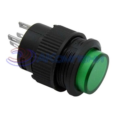 Кнопочный переключатель RUICHI R16-503AD-G с замком