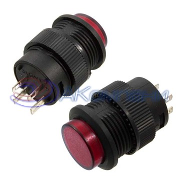 Кнопочный переключатель RUICHI R16-503BD-R без замка
