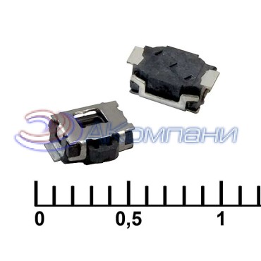 Тактовая кнопка RUICHI IT-1109, 5.5 мм, OFF-(ON), 50 мА, 12 В, 50 мОм