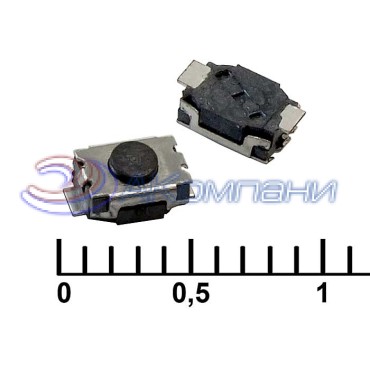 Тактовая кнопка RUICHI IT-1185AP, 5x3x2 мм, OFF-(ON), SPST, 50 мА, 12 В, 100 мОм