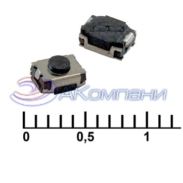 Тактовая кнопка RUICHI IT-1185AU, 4.5x3x2 мм