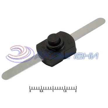 Кнопочный переключатель RUICHI PBS101C551, 1.5 A, 250 В, ON-OFF