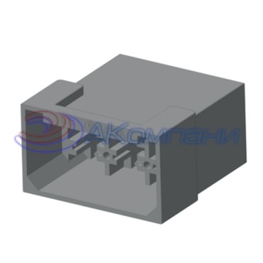 Колодка штыревая 6 контактов 1/02504/80